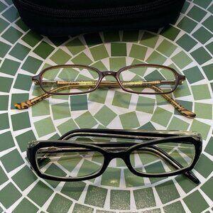 Lot of 2 Designer Eyeglass Frames Dolce & Gabbana D&G + Steve Madden